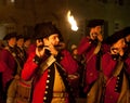 Marching soldiers in Colonial Williamsburg