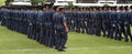 Marching Uniformed Men