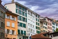 The Marche stairs in Lausanne, Switzerland Royalty Free Stock Photo