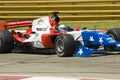 Marco Andretti (Team USA) in his Ferrari.