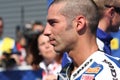 Marco Melandri - Yamaha R1 SBK Royalty Free Stock Photo