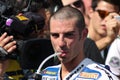 Marco Melandri - Yamaha R1 SBK Royalty Free Stock Photo