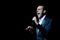 Marco Mengoni during the concert Royalty Free Stock Photo