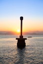 Marco PadrÃÂ£o de Santos, monument inaugurated on January 26, 1962, in commemoration of the 123rd anniversary of the elevation of