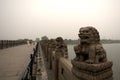 Marco Polo Bridge, Wanping, China Royalty Free Stock Photo