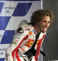 Marco Simoncelli Royalty Free Stock Photo