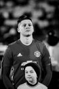 Marcos Rojo in match 1 8 finals of the Europa League between FC