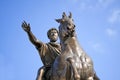 Marcus Aurelius ancient roman Emperor, Rome, Italy Royalty Free Stock Photo