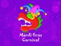 Mardi Gras background Royalty Free Stock Photo