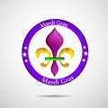 Mardi Gras background Royalty Free Stock Photo