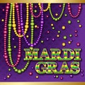 Mardi Gras background.