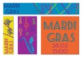 Mardi gras banners