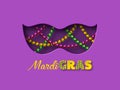 Mardi Gras carnival design.