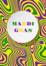 Mardi Gras carnival party background. Fat tuesday.