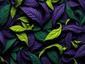 Mardi gras colors background wallpaper in yellow,violet,green colors. Ai Generated