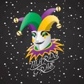 mardi gras design. Vector illustration decorative design