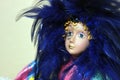 Mardi Gras Doll Royalty Free Stock Photo