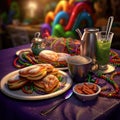 Mardi Gras Extravaganza: Festive Decorations and Irresistible Donuts Take Center Stage