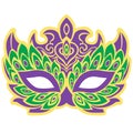 Mardi gras mask Hand drawn, Vector, Eps, Logo, Icon, crafteroks, silhouette Illustration for different uses