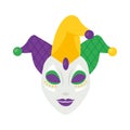 mardi gras jester Royalty Free Stock Photo