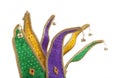 Mardi Gras Jester Mask Crown Royalty Free Stock Photo