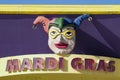 Mardi Gras jester sign