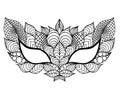 Mardi gras lace mask