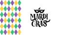 Mardi Gras lettering