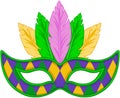 Mardi Gras mask Royalty Free Stock Photo