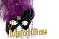 Mardi Gras Mask with text