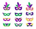 Mardi gras mask Royalty Free Stock Photo