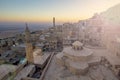 Mardin landscape beautiful sunset With minarets is best touristic destination of Mardin. High resolution landscape view of old Mar