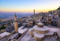 Mardin landscape beautiful sunset With minarets is best touristic destination of Mardin. High resolution landscape view of old Mar