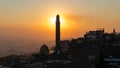 Old city of Mardin cityscape during sunset, Mardin, Turkey