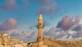 Sehidiye mosque minarette in Mardin old City Royalty Free Stock Photo