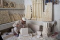 Stone work in mardin ,Turkey Royalty Free Stock Photo