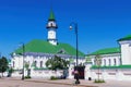 The Mardzhani Mosque is a landmark of the Old Tatar settlement of Kazan. Royalty Free Stock Photo