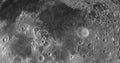 Mare Fecunditatis or Sea of Fecundity rotating in the lunar surface of the moon