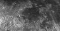 Mare Humorum in the lunar surface of the moon in rotation, 3d rendering