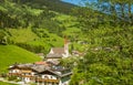 Mareit - Mareta (Racines - Ratching) village in Italy, south Tyrol Royalty Free Stock Photo