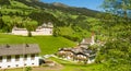 Mareit - Mareta (Racines - Ratching) village in Italy, south Tyrol Royalty Free Stock Photo