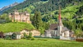 Mareit - Mareta (Racines - Ratching) village in Italy, south Tyrol Royalty Free Stock Photo