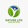 Nature life logo design