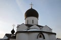 Marfo-Mariinsky Convent of Mercy in Moscow in winter