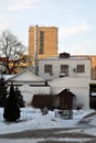 Marfo-Mariinsky Convent of Mercy in Moscow in winter