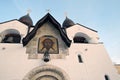 Marfo-Mariinsky Convent of Mercy in Moscow in winter