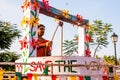 Margao,Goa/India- Feb 23 2020: Floats and characters on display during Carnival celebrations in Goa, India