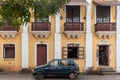 The exterior facade of a beautiful Portuguese era building in Madgaon