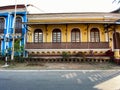 Beautiful windows of a Portuguese era house in Goa