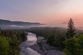 Margaree Valley in Cape Breton Island, Nova Scotia Royalty Free Stock Photo